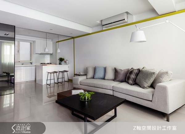 喜愛簡單大方設計的新婚夫妻，對於駐台美軍洋房社區內